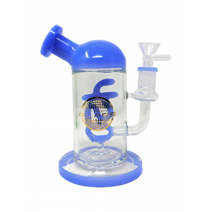 7" On Point Glass "420" Perc Water Pipe - [MB1395]